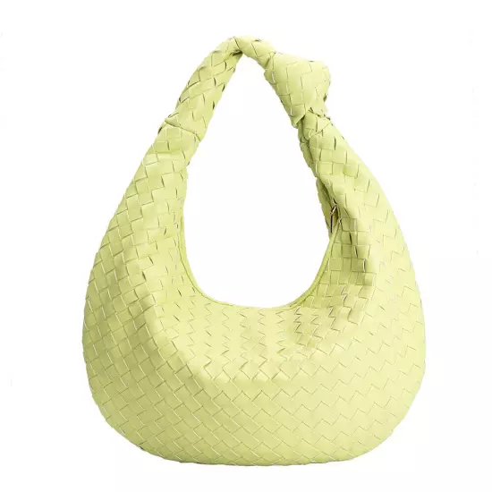 Melie Bianco Katherine Brigitte Satchel Oversized Edition Woven Knot Bag ANTHRO!