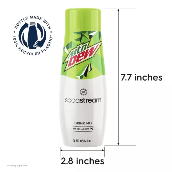 Sodastream® Mountain Dew ® Soda Drink Mix, 14.9 Fl Oz. (4 Pack)