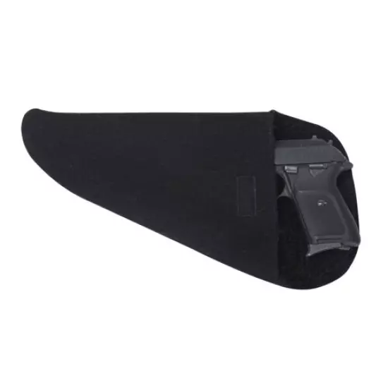 Tourbon Black Pistol Gun Sock Handgun Sleeve Silicone Treated Triangular Bag