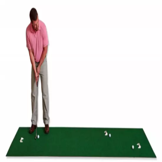 Golf Putting Mat 3 x 11-Feet Green Putt-A-Bout Training Aid Practice - NEW