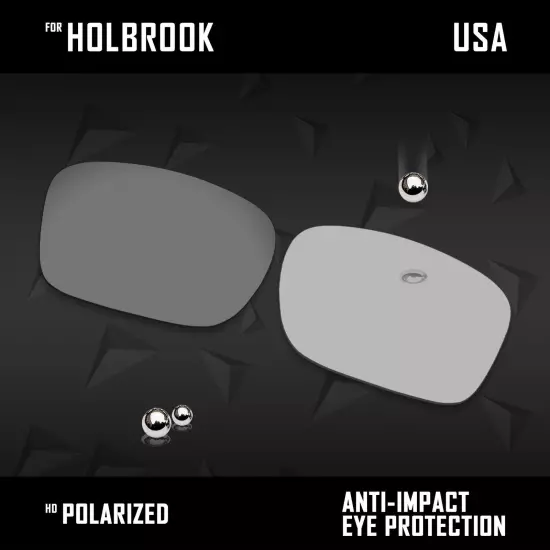 Anti Scratch Polarized Replacement Lenses for-Oakley Holbrook OO9102 Options