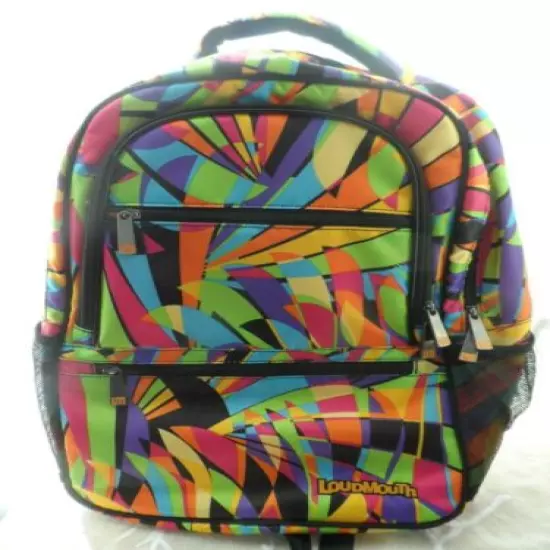 Loudmouth "Birds of a Feather" Padded Backpack 10 Pockets 2017 