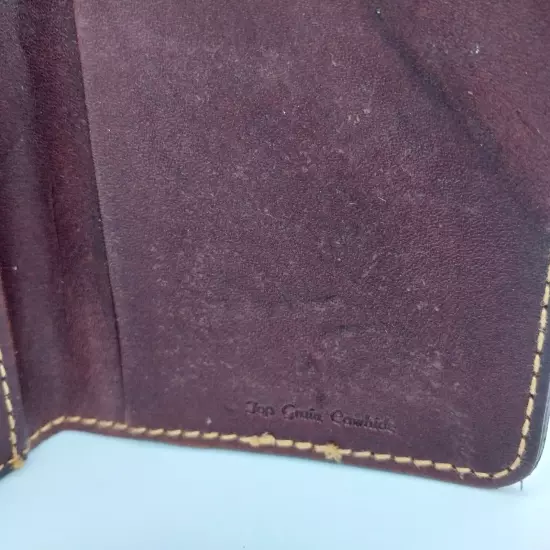 Levi Strauss & Co. Cowhide Leather Wallet Bi-Fold Vintage