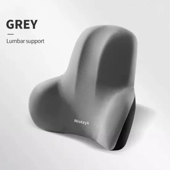 Car Neck Cushion Memory Foam Lumbar Back Support Universal Car Headrest Pillow