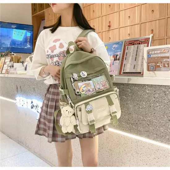 Women Backpack School Bag Teenager Girl Student Bookbag Laptop Travel Bagpack