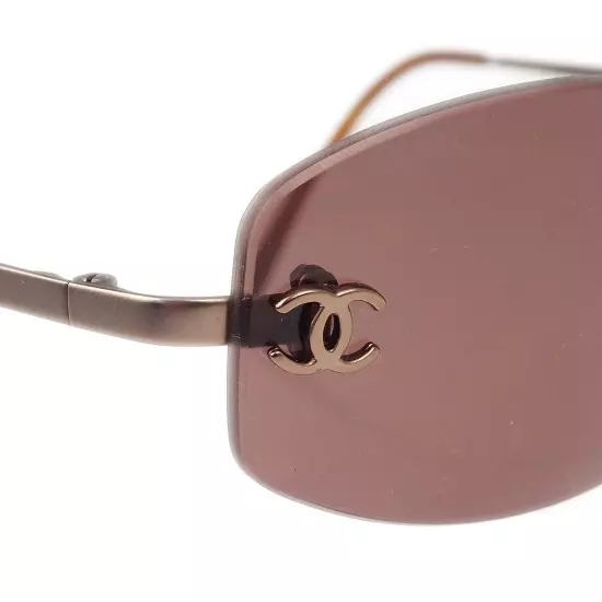 Chanel Sunglasses Eyewear Brown Small Good L71429 54□19 123801