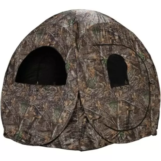 Hunting Ground Blind 2 Person Camo Portable Lightweight Big Deer Tent Pop Up