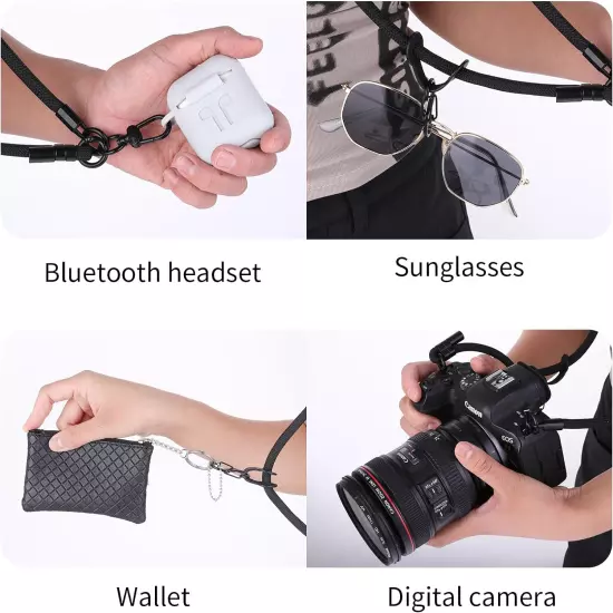 Adjustable Phone Crossbody Lanyards, Thick Nylon Phone Lanyard Strap around the