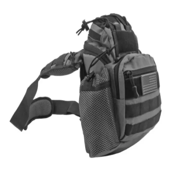 Range & Duty Tactical Over Shoulder Everyday Carry Hip Bag - Grey