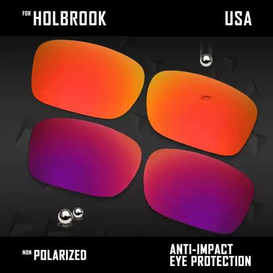 Anti Scratch Polarized Replacement Lenses for-Oakley Holbrook OO9102 Options