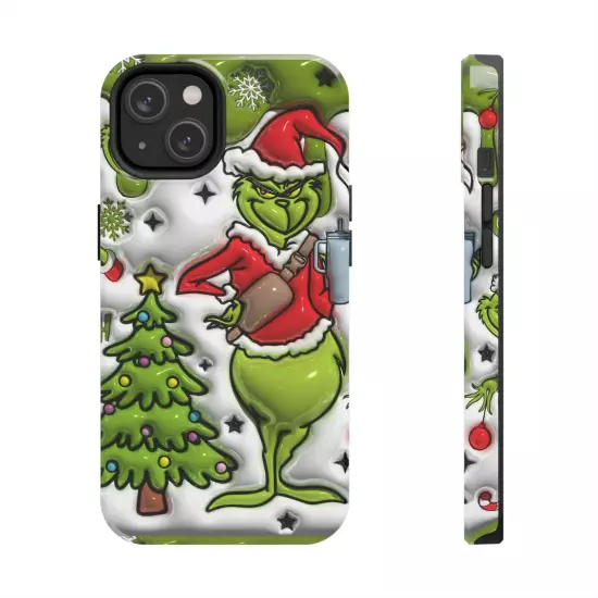 Grinch Tough Phone Cases Samsung S20 S21 S22 S23 Iphone 15 14 13 12 11