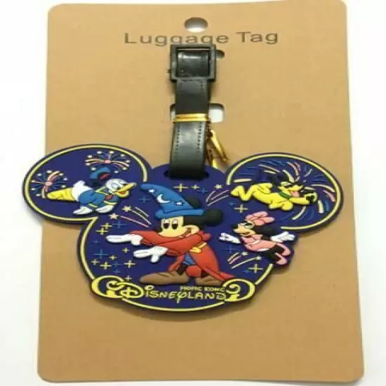 160 Styles New Disney Mickey Stitch PVC Baggage Backpack Suitcase Luggage Tags