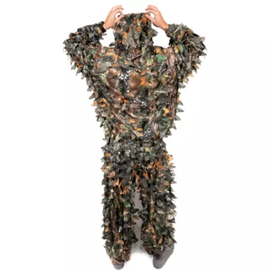 Arcturus 3D Leaf Ghillie Suit (All-Season Hardwood) Hunting Jacket & Pants Set