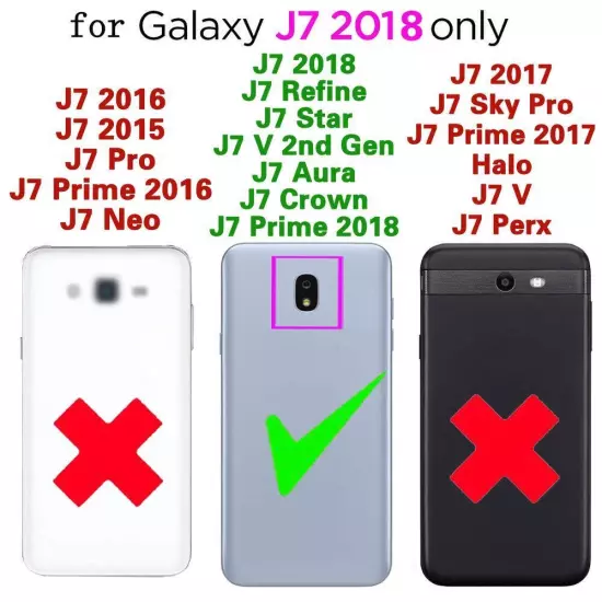 Phone Case for Samsung Galaxy J7 Star J 7 Crown 7J Refine 2018 J7V V 2nd Gen ...