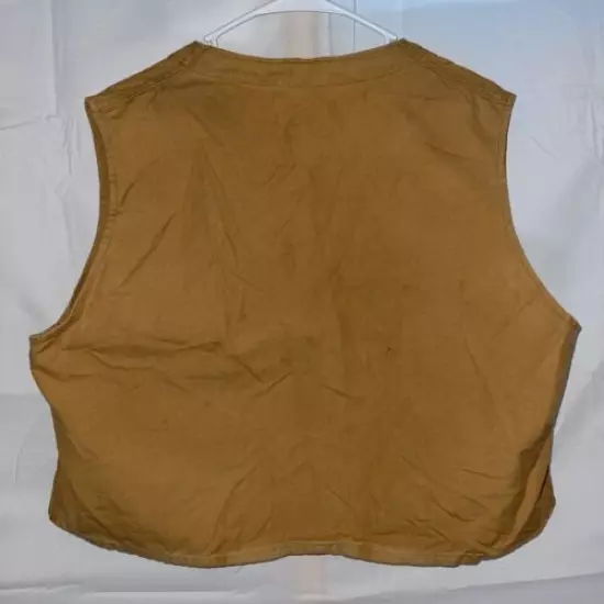 Antique Vintage Hunting Vest Cropped Short Measure 23” Bird Hunt Shell Holders