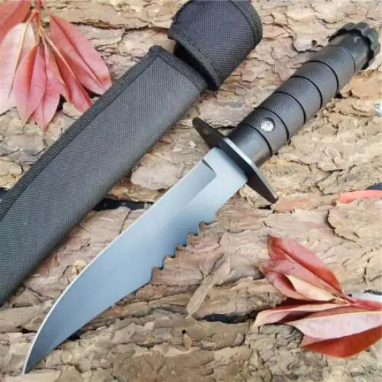 Outdoor Tactical Camping Hunting Survival Pocket Fixed Blade Knife Fishing Tool