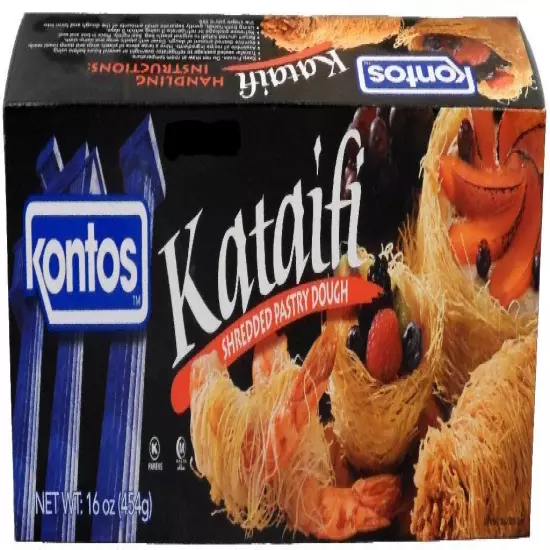 Shredded Fillo (Phyllo) Dough Kataifi (Kontos) 1lb