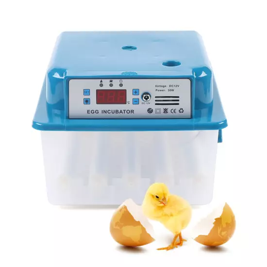 16 Eggs Incubator for Hatching Eggs, Incubator with Automatic Turning