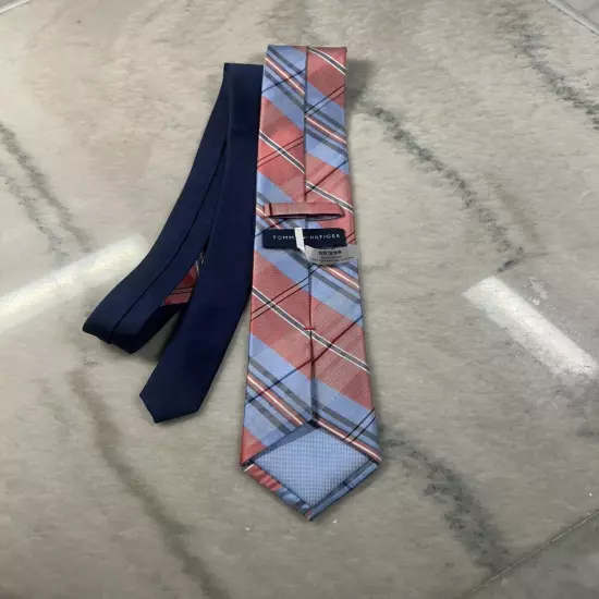 Brand New Tommy Hilfiger Red White And Blue Tie