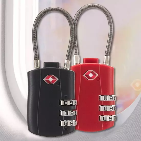 Anti-theft Customs Password Lock TSA Suitcase Luggage Coded Lock Travel