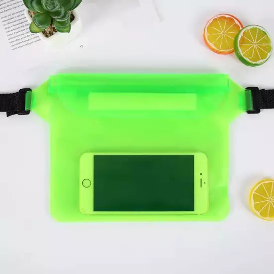 Underwater Waterproof Waist Bag Wallet Pouch Cycling PVC Beach Swimming Dry Case