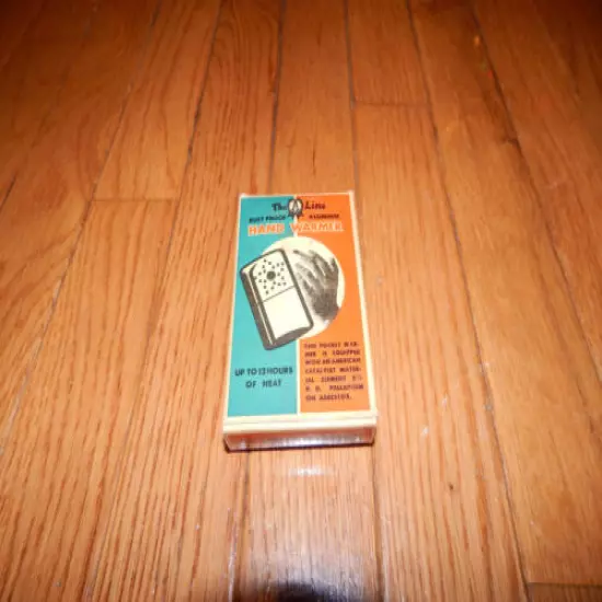 Vintage The A Line Standard Size Hand Warmer- Unused in Original Box