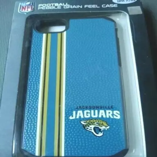 NWT NFL Jacksonville Jaguars Football Pebble Grain iPhone Iph 7/6S Blue Case