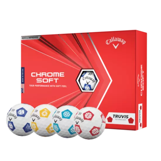 1 Dozen Callaway Limited Chrome Soft Truvis Limited Golf Balls Stephen Curry New