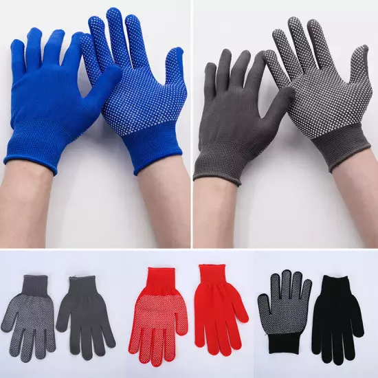 Gripper Gloves Work Thermal Mens Womens Unisex Full Finger Magic Winter Sport