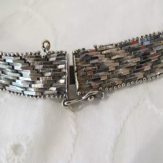 Men's Sterling Silver 925 Italy Bracelet 8" Length 22.78 Grams