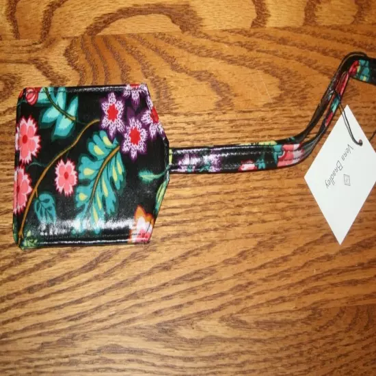 Vera Bradley LUGGAGE TAG ICONIC laminated travel suitcase ID case RETIRED NEW