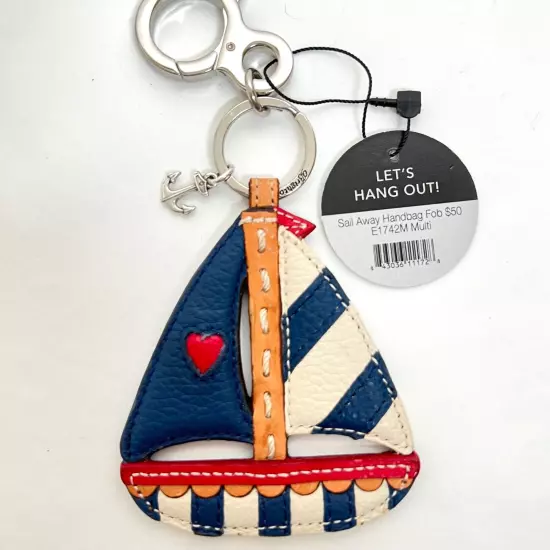 BRIGHTON Leather Handbag Charms Fobs Key Chains NWT $45-50