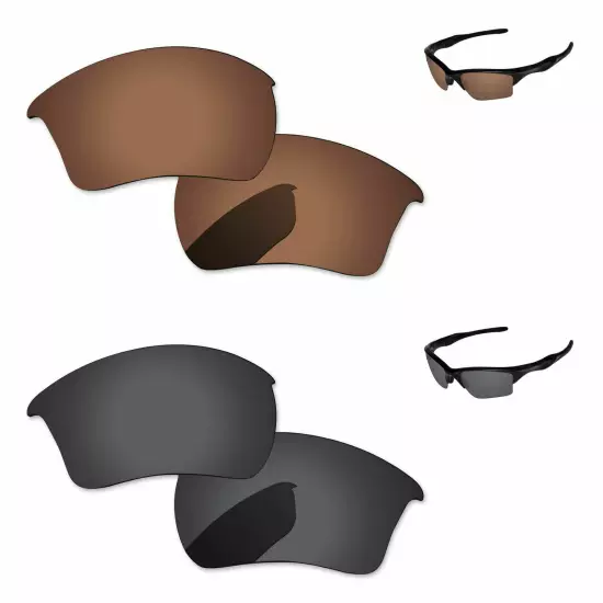 Lensology Polarize Replacement Lenses For-Oakley Half Jacket 2.0 XL OO9154-Opt