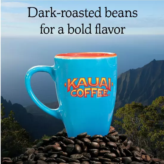 Kauai Coffee Na Pali Coast Dark Roast - 12 Count (Pack of 1)