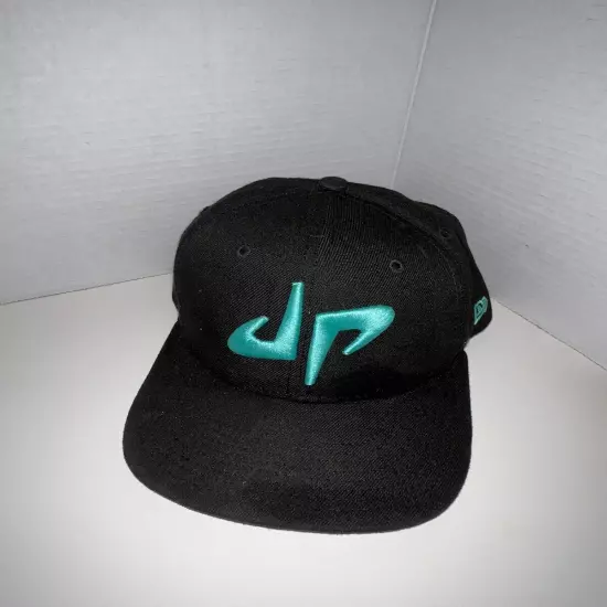 Dude Perfect Snapback New Era 9FIFTY Hat Cap Black/Teal Adjustable Snapback