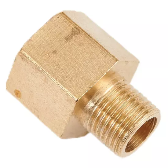 Brass For BSP-NPT Adapter 1/8" Male For BSPT To 1/4" Female Brass Fitting Tool