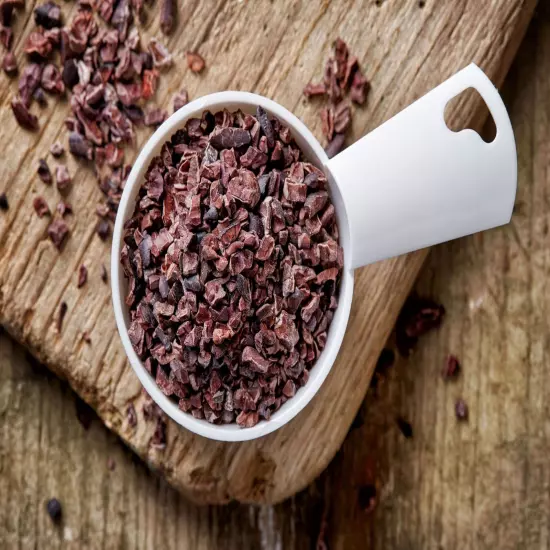 Cacao Nibs - Unsweetened, Kosher, Raw, Vegan, Sirtfood, Bulk - Food To Live®