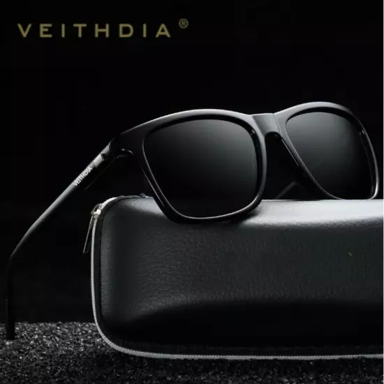 VEITHDIA HD Polarized Photochromic Sunglasses Men Aluminum Sport Driving Glasses