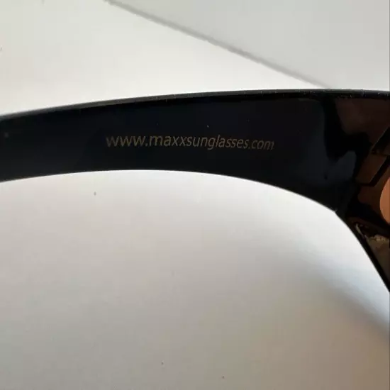 Maxx Sunglasses OTG Small HDP Black with Amber Lens