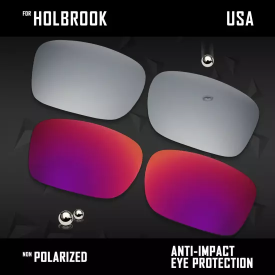 Anti Scratch Polarized Replacement Lenses for-Oakley Holbrook OO9102 Options