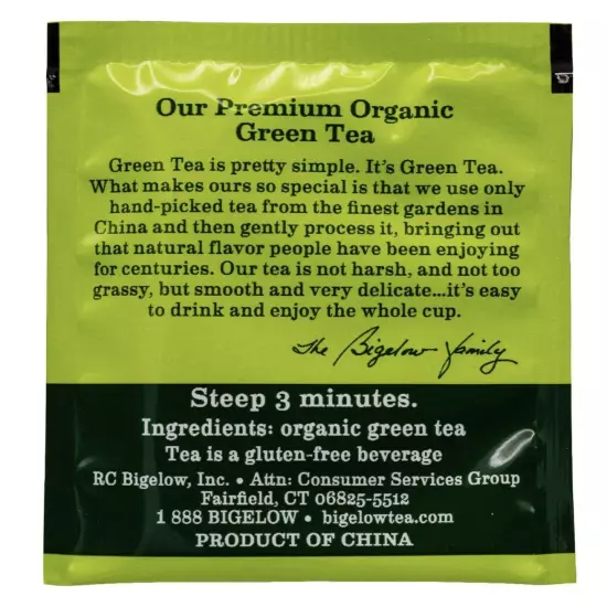 Bigelow Premium Organic Green Tea (160 Ct.)