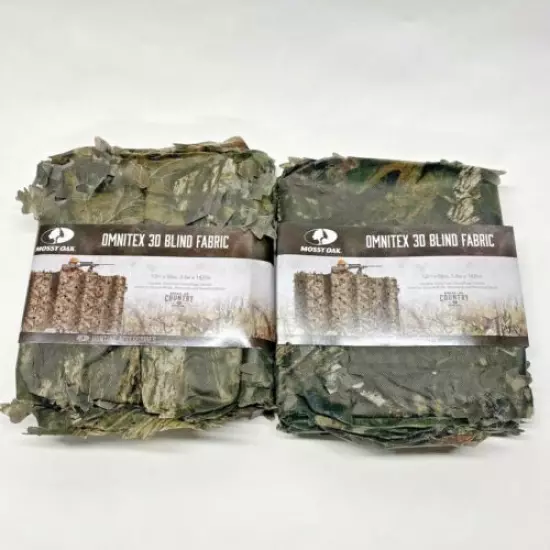 Allen Company Mossy Oak 3D Leafy Omnitex Hunting Blind Material 12'x56" lot of 2