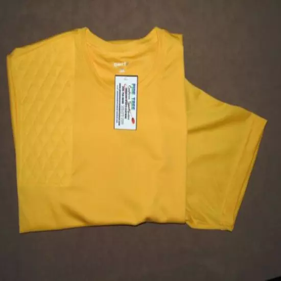 2XL RH Trap Pad GOLD Textured Posi-Charg Moisture Wicking Shooting Tee/ SportTek