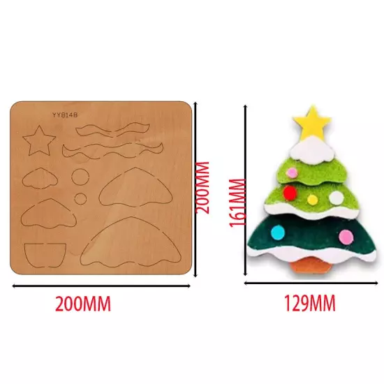 Suitable for all cutting machines on the market die cut Christmas trees bow mold