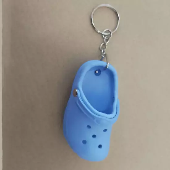 Color Slipper Keychain Shoes Keyring Backpack Sandal Crocs Funny Pendant Mini