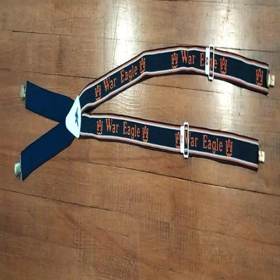 Auburn Tigers Suspenders Vintage Made in USA