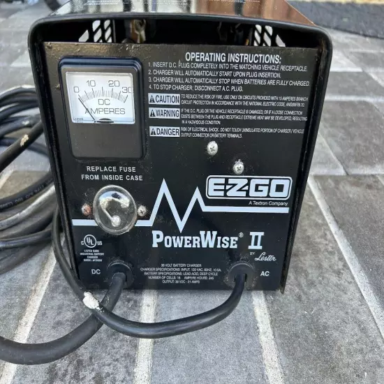 EZGO Power Wise II 36v Golf Cart Charger by Lester PowerWise 2 602718