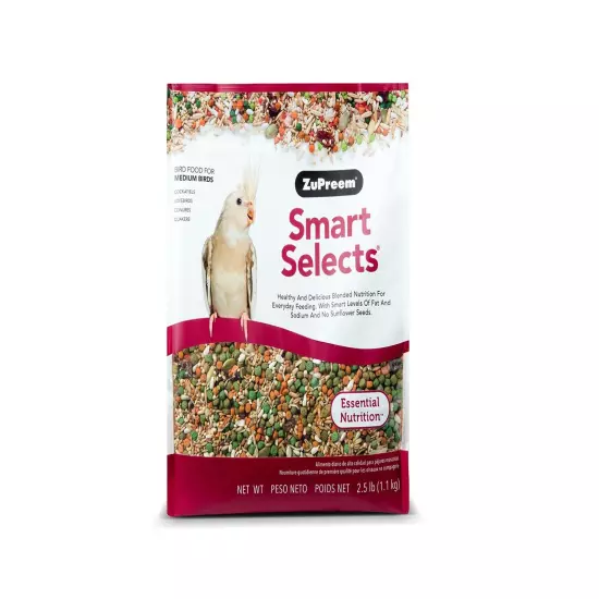 Smart Selects Bird Food for Medium Birds, 2.5 lb (Pack of 2) - Everyday Feeding