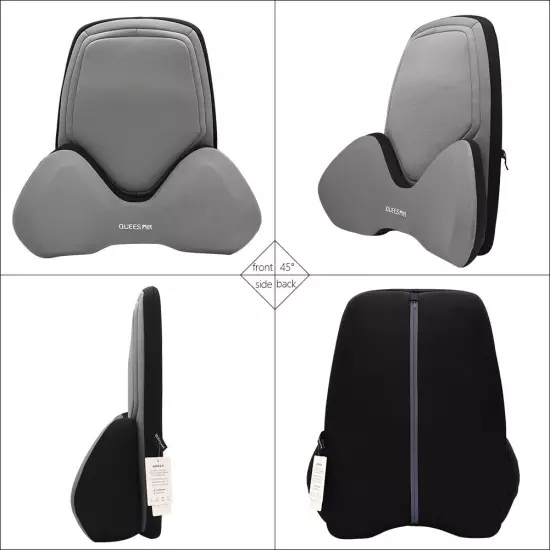 Car Headrest Pillow Auto Neck Cushion Car Back Lumbar Waist Pillow Head Support