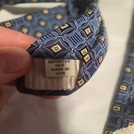 Nordstrom Blue Geometric Silk Tie